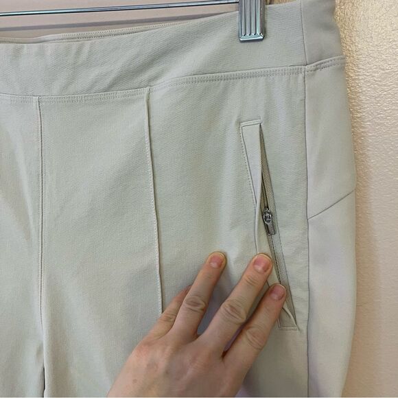 Athleta Headlands Hybrid Pant Birch Gray Sz 16 Stretch Hiking Outdoor Gorpcore - Picture 4 of 12